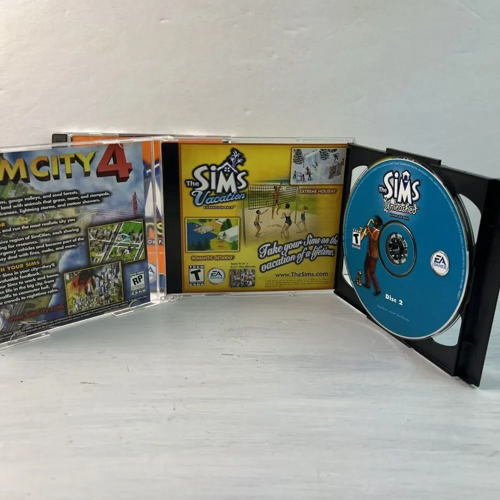 The Sims Superstar & Unleashed Expansion Packs PC CD-ROMs EA Electronic Arts